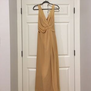 Jasmin Size 4, Gold Formal Gown